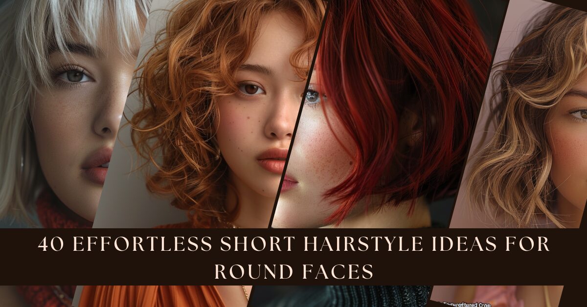 40 Effortless Short Hairstyle Ideas for Round Faces